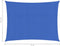 vidaXL - Zonnezeil - 160 - g/m² - 2,5x3 - m - HDPE - blauw