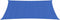 vidaXL - Zonnezeil - 160 - g/m² - 2,5x3 - m - HDPE - blauw