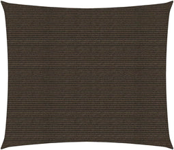 vidaXL - Zonnezeil - 160 - g/m² - 2,5x3 - m - HDPE - bruin