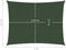 vidaXL - Zonnezeil - 160 - g/m² - 2,5x3 - m - HDPE - donkergroen