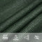 vidaXL - Zonnezeil - 160 - g/m² - 2,5x3 - m - HDPE - donkergroen