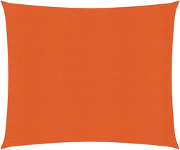 vidaXL - Zonnezeil - 160 - g/m² - 2,5x3 - m - HDPE - oranje