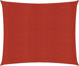 vidaXL - Zonnezeil - 160 - g/m² - 2,5x3 - m - HDPE - rood