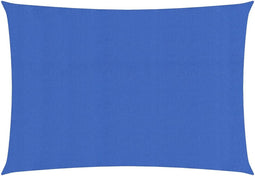 vidaXL - Zonnezeil - 160 - g/m² - 2,5x4,5 - m - HDPE - blauw