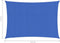 vidaXL - Zonnezeil - 160 - g/m² - 2,5x4,5 - m - HDPE - blauw