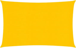 vidaXL - Zonnezeil - 160 - g/m² - 2,5x4,5 - m - HDPE - geel