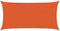 vidaXL - Zonnezeil - 160 - g/m² - 2,5x4,5 - m - HDPE - oranje