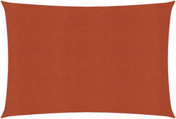 vidaXL - Zonnezeil - 160 - g/m² - 2,5x4,5 - m - HDPE - terracottakleurig