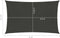 vidaXL - Zonnezeil - 160 - g/m² - 2,5x4 - m - HDPE - antracietkleurig