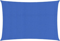 vidaXL - Zonnezeil - 160 - g/m² - 2,5x4 - m - HDPE - blauw