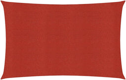 vidaXL - Zonnezeil - 160 - g/m² - 2,5x4 - m - HDPE - rood