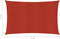 vidaXL - Zonnezeil - 160 - g/m² - 2,5x4 - m - HDPE - rood
