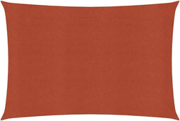vidaXL - Zonnezeil - 160 - g/m² - 2,5x4 - m - HDPE - terracottakleurig