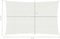 vidaXL - Zonnezeil - 160 - g/m² - 2,5x4 - m - HDPE - wit