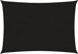 vidaXL - Zonnezeil - 160 - g/m² - 2,5x4 - m - HDPE - zwart
