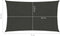 vidaXL - Zonnezeil - 160 - g/m² - 2,5x5 - m - HDPE - antracietkleurig