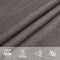 vidaXL - Zonnezeil - 160 - g/m² - 2,5x5 - m - HDPE - antracietkleurig