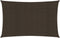 vidaXL - Zonnezeil - 160 - g/m² - 2,5x5 - m - HDPE - bruin
