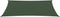 vidaXL Zonnezeil 160 g/m² 2.5x5 m HDPE donkergroen