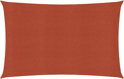vidaXL - Zonnezeil - 160 - g/m² - 2,5x5 - m - HDPE - terracottakleurig