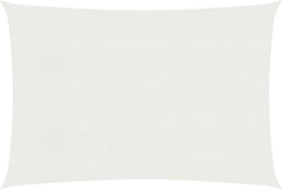 vidaXL - Zonnezeil - 160 - g/m² - 2,5x5 - m - HDPE - wit