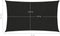 vidaXL - Zonnezeil - 160 - g/m² - 2,5x5 - m - HDPE - zwart
