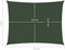 vidaXL - Zonnezeil - 160 - g/m² - 2x2,5 - m - HDPE - donkergroen