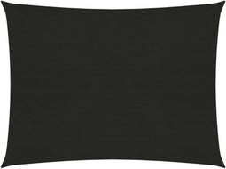 vidaXL - Zonnezeil - 160 - g/m² - 2x2,5 - m - HDPE - zwart