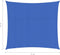 vidaXL - Zonnezeil - 160 - g/m² - 2x2 - m - HDPE - blauw