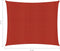 vidaXL - Zonnezeil - 160 - g/m² - 2x2 - m - HDPE - rood