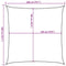 vidaXL - Zonnezeil - 160 - g/m² - 2x2 - m - HDPE - taupe