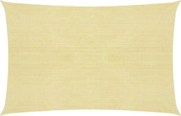 vidaXL - Zonnezeil - 160 - g/m² - 2x3,5 - m - HDPE - beige