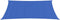 vidaXL - Zonnezeil - 160 - g/m² - 2x3,5 - m - HDPE - blauw