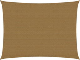 vidaXL - Zonnezeil - 160 - g/m² - 2x3,5 - m - HDPE - taupe