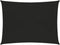 vidaXL - Zonnezeil - 160 - g/m² - 2x3,5 - m - HDPE - zwart