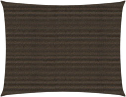 vidaXL - Zonnezeil - 160 - g/m² - 2x3 - m - HDPE - bruin