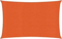 vidaXL - Zonnezeil - 160 - g/m² - 2x3 - m - HDPE - oranje