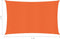 vidaXL - Zonnezeil - 160 - g/m² - 2x3 - m - HDPE - oranje