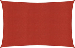 vidaXL - Zonnezeil - 160 - g/m² - 2x3 - m - HDPE - rood
