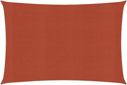 vidaXL - Zonnezeil - 160 - g/m² - 2x3 - m - HDPE - terracottakleurig