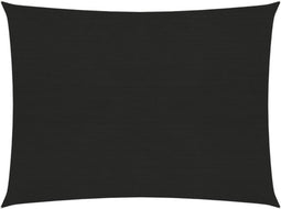 vidaXL - Zonnezeil - 160 - g/m² - 2x3 - m - HDPE - zwart