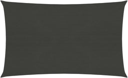 vidaXL - Zonnezeil - 160 - g/m² - 2x4,5 - m - HDPE - antracietkleurig