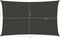 vidaXL - Zonnezeil - 160 - g/m² - 2x4,5 - m - HDPE - antracietkleurig