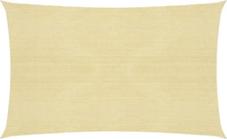 vidaXL - Zonnezeil - 160 - g/m² - 2x4,5 - m - HDPE - beige