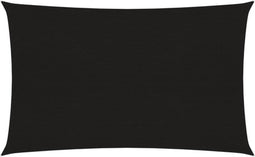vidaXL - Zonnezeil - 160 - g/m² - 2x4,5 - m - HDPE - zwart