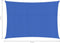 vidaXL - Zonnezeil - 160 - g/m² - 2x4 - m - HDPE - blauw