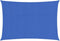 vidaXL - Zonnezeil - 160 - g/m² - 2x4 - m - HDPE - blauw