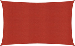 vidaXL - Zonnezeil - 160 - g/m² - 2x4 - m - HDPE - rood