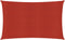 vidaXL - Zonnezeil - 160 - g/m² - 2x4 - m - HDPE - rood