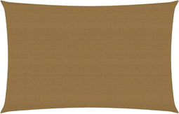 vidaXL - Zonnezeil - 160 - g/m² - 2x4 - m - HDPE - taupe
